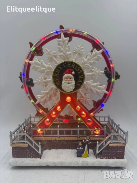 Коледно Виенско колело с музика и Led светлини, снимка 1