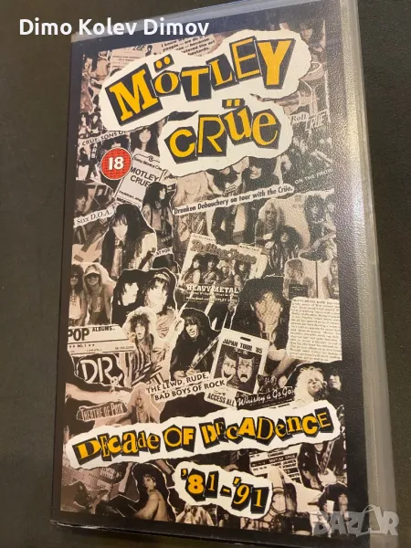 Motley Crew VHS Видео касета. Оригинал!, снимка 1