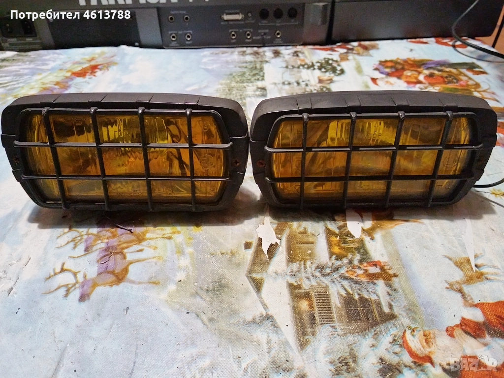 Жълти халогени за мъгла, снимка 1