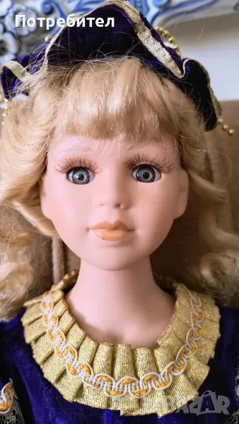 Голяма порцеланова кукла, снимка 1