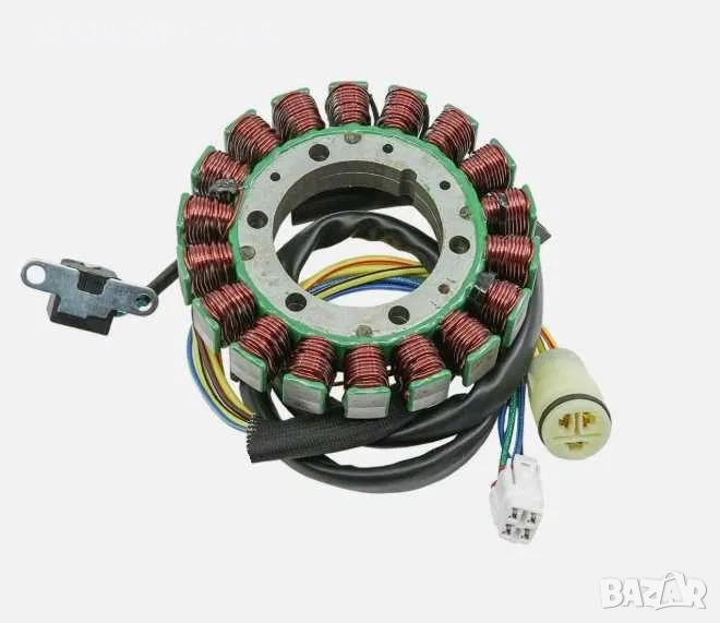 НОВ СТАТОР намотки звезда Yamaha Wolverine Bruin 350 Grizzly Rhino 660, снимка 1