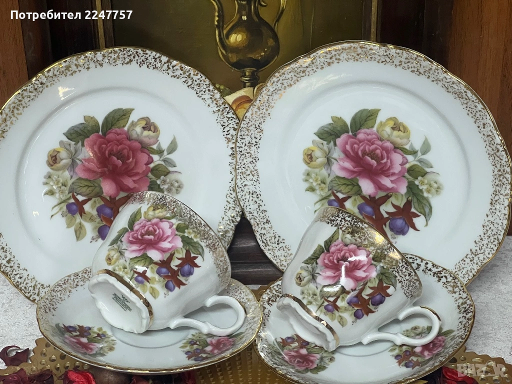 2 броя тройни сетове порцелан Mitterteich , снимка 1