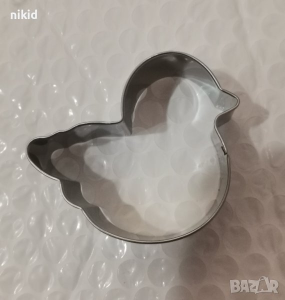 Пиле пате врабче птичка метална форма резец за сладки тесто бисквитки фондан декор, снимка 1