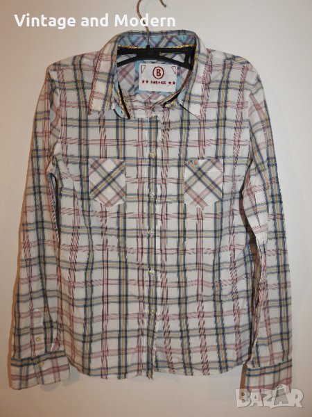 BOGNER FIRE+ICE дамска карирана риза с дълъг ръкав 40 (М/L), снимка 1