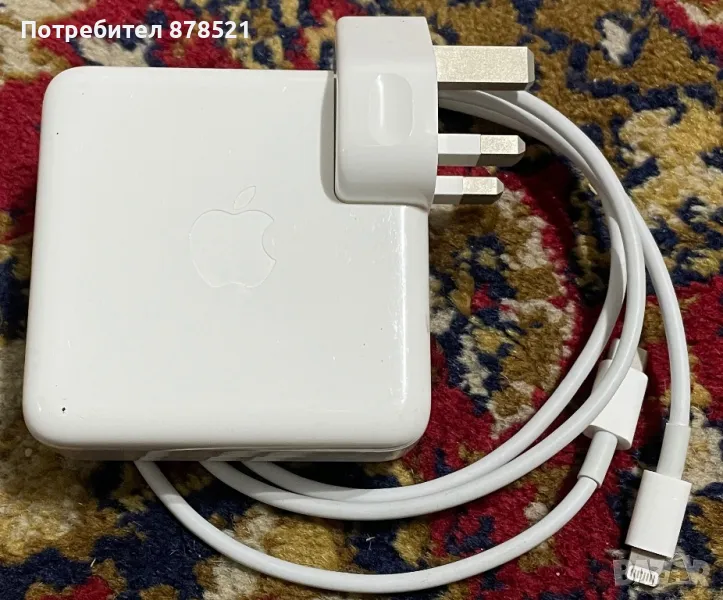 Apple зарядно с кабел, снимка 1