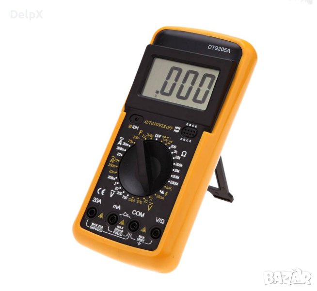 Мултицет DT-9205A, зумер, VAC, VDC, AAC, ADC, OHM, F, снимка 1