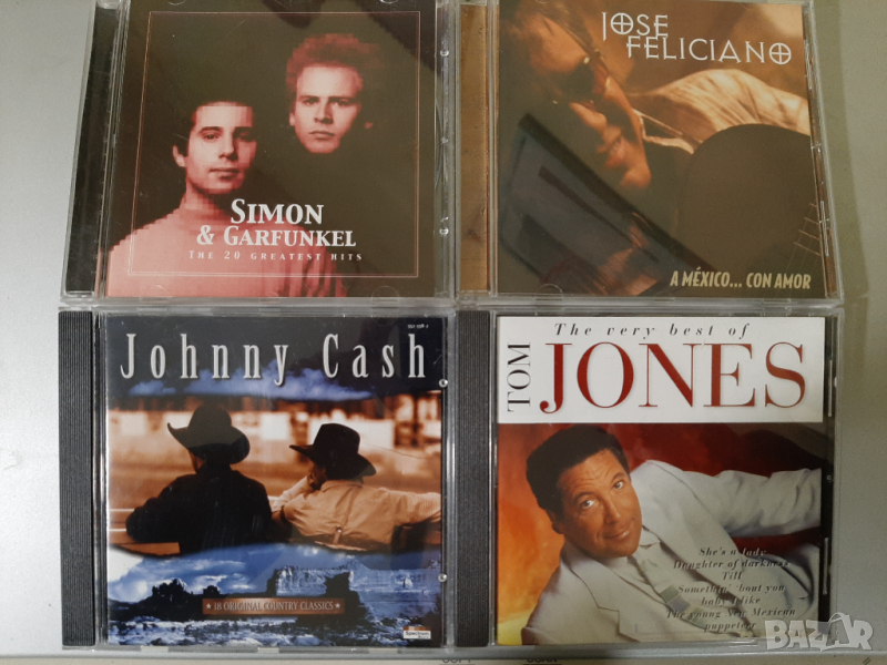 Johny Cash .  Simon&Garfunkel.   Tom Jones .    Jose Feliciano , снимка 1