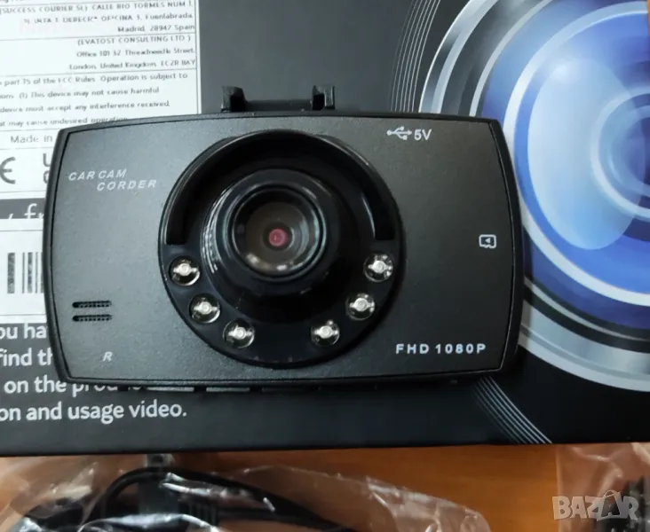 Видеорегистратор Full HD Автомобилна камера DVR, снимка 1