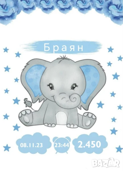 Бебешка визитка  , снимка 1