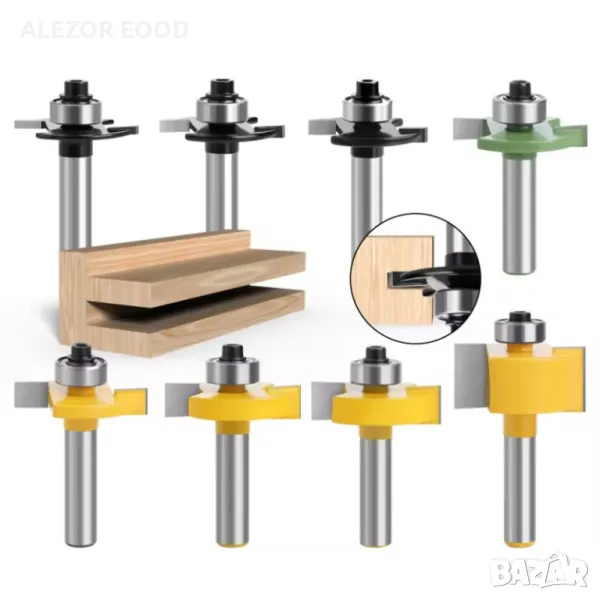 Фрезери с дискове за рязане или правоъгълни канали, различни размери, снимка 1