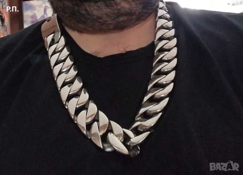Продавам Ланец и гривна от медицинска стомана , снимка 1