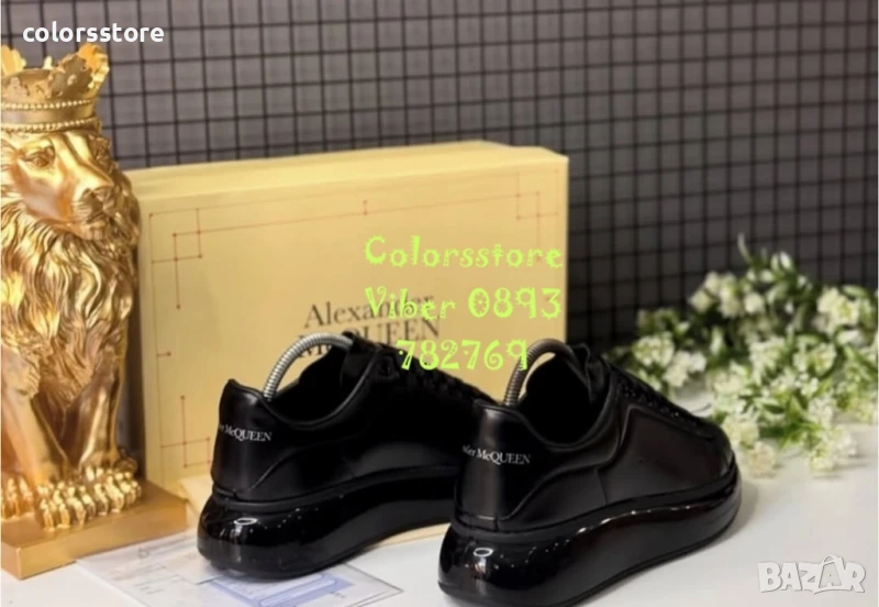 Мъжки черни кецове Alexander McQueen/BR60c, снимка 1
