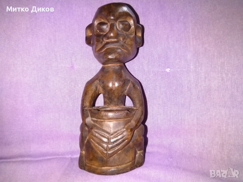 Африканска скулптура абанос №9 религиозна, снимка 1