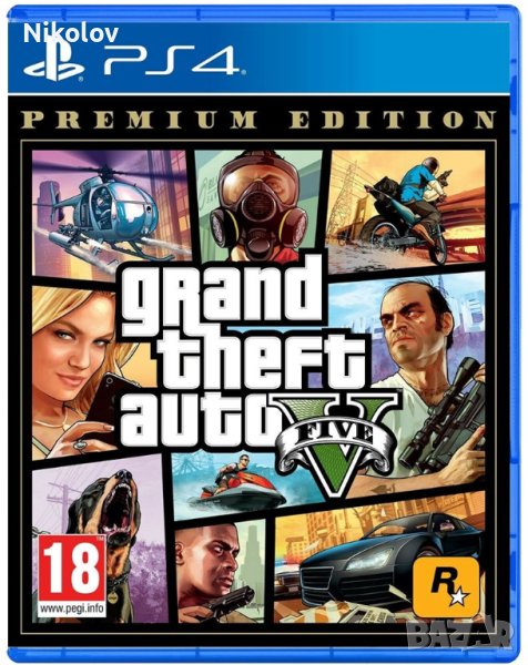 Grand Theft Auto 5 / GTA 5 PS4 (Съвместима с PS5), снимка 1