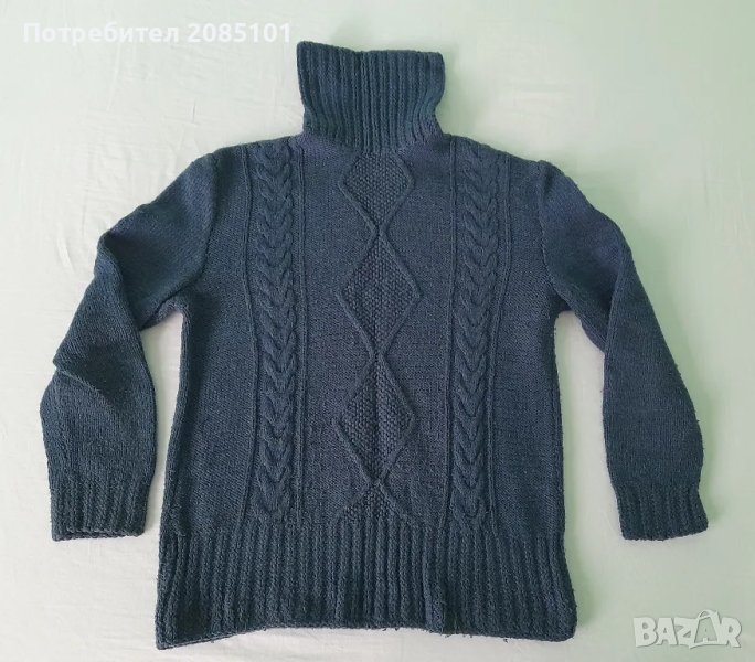Пуловер ръчно плетиво, снимка 1