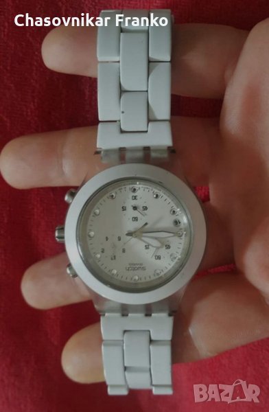 Swatch уникален и стилен дизайн елегантен часовник, снимка 1