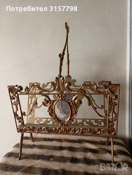 Винтидж поставка за вестници,списания - портревю, снимка 1