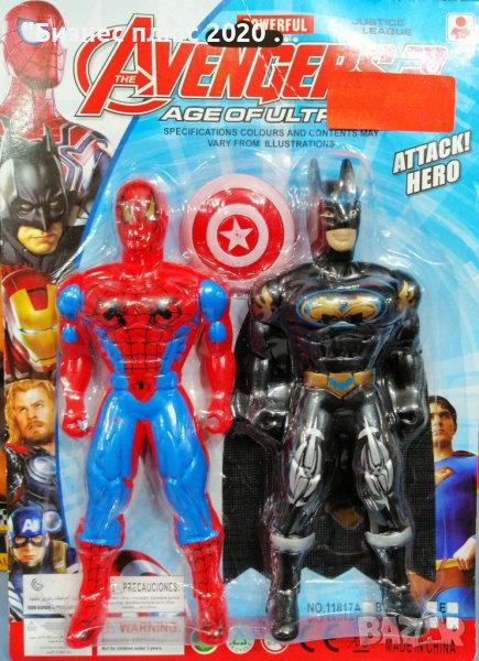Детска играчка комплект"avengers"Спайдърмен и Батман, снимка 1