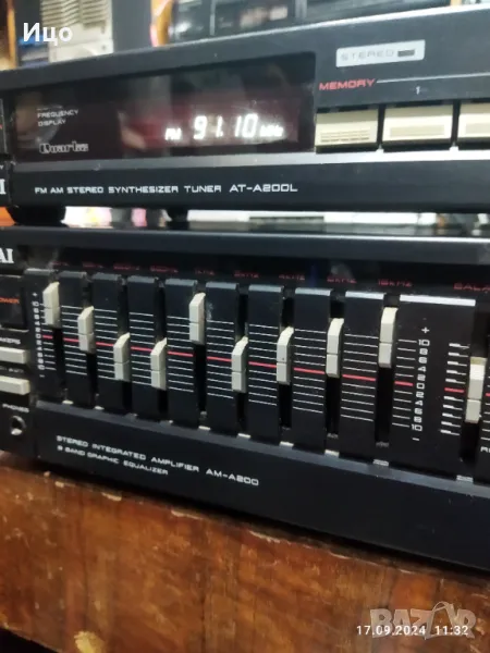 Akai усилвател с 9 канален еквилайзер и тунер., снимка 1