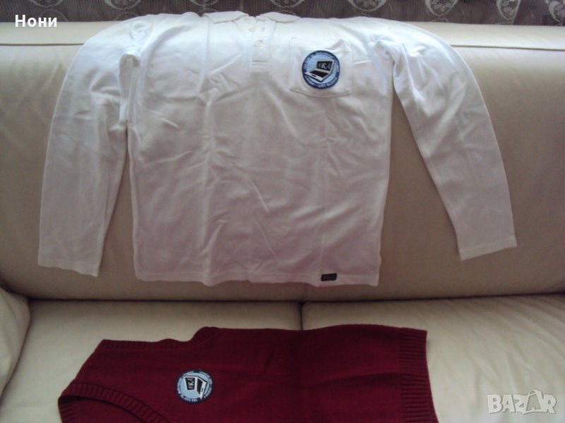 Детска блуза с дълъг ръкав  с лого на 134 СОУ" Д.Дебелянов"- София, снимка 1