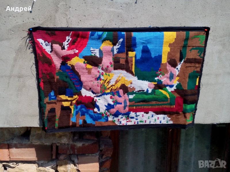 Старинен ковьор,покривка за стена #90, снимка 1