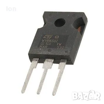 STW14N50Z SuperMESH n-FET, 500V, 14A, 150W, 0R38, снимка 1