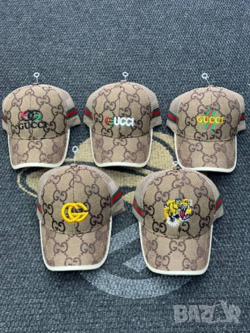шапки с козирка gucci , снимка 11 - Шапки - 51041123