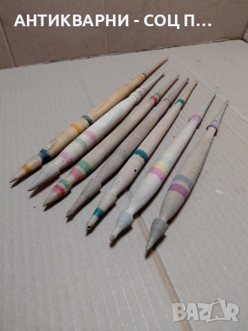 Комплект Соц Стари Вретена За Прежда. НОМЕР 1653., снимка 3 - Антикварни и старинни предмети - 54072797