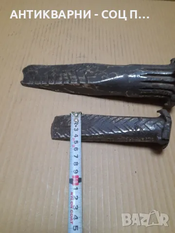 Комплект Соц Стари Ръчно Ковани Клин Клинове Номер 3., снимка 10 - Антикварни и старинни предмети - 48348698