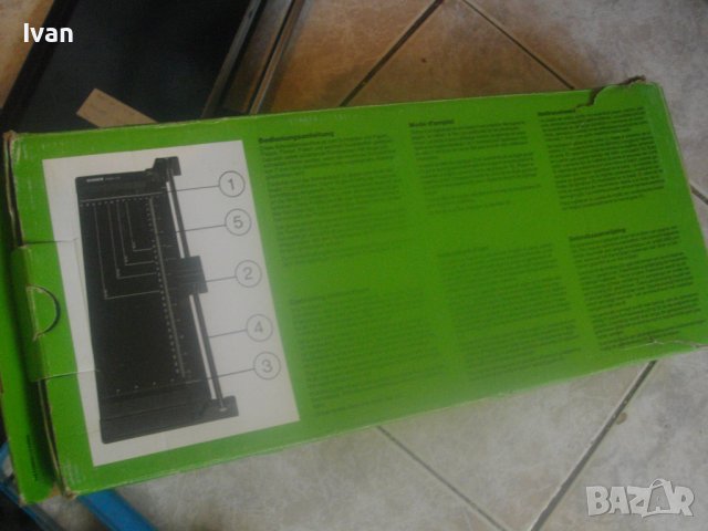 Нов Немски Ролков Нож/Гилотина/Резачка За Рязане Хартия/Табак/Снимки/Кадастрон-Старо Качество-KAISER, снимка 17 - Други инструменти - 42636805