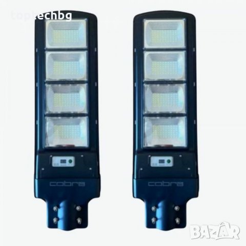 2БР. УЛИЧНА СОЛАРНА ЛАМПА COBRA 500W, снимка 1