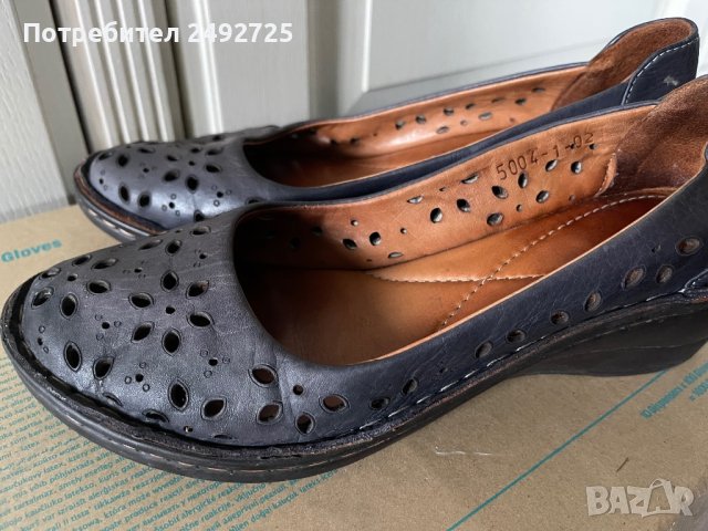 Обувки Естествена кожа 37/38н, снимка 1