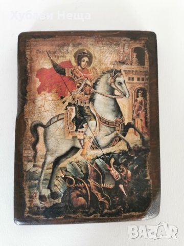 Икона Св. Георги Победоносец, снимка 2 - Икони - 35594851