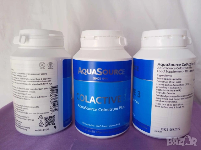 AquaSource ColActive3 - 120 капсули, КОЛАСТРА ПЛЮС