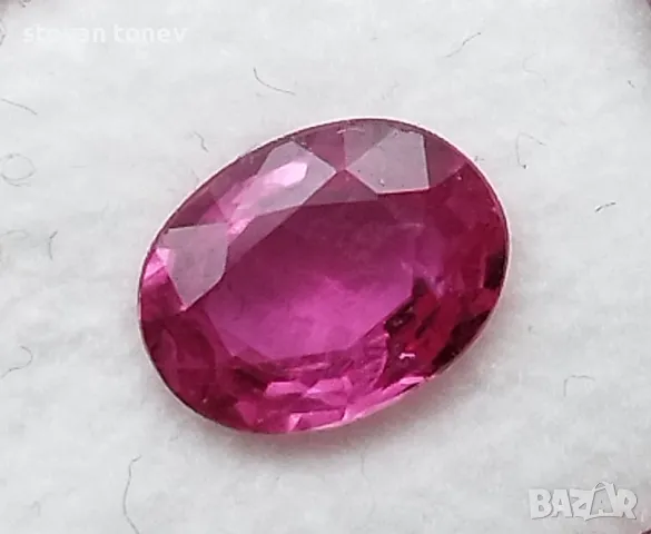 Рядък розовеещ рубин от Тайланд с VS чистота - 0.90кт.! Нов!, снимка 5 - Други - 48079470