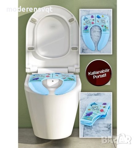 Детски адаптер за тоалетна сгъваем, снимка 6 - За банята - 42628198
