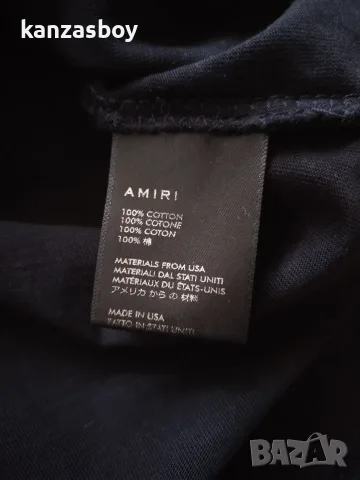 amiri paisley t shirt - страхотна мъжка тениска XL ОТЛИЧНА, снимка 7 - Тениски - 55805995
