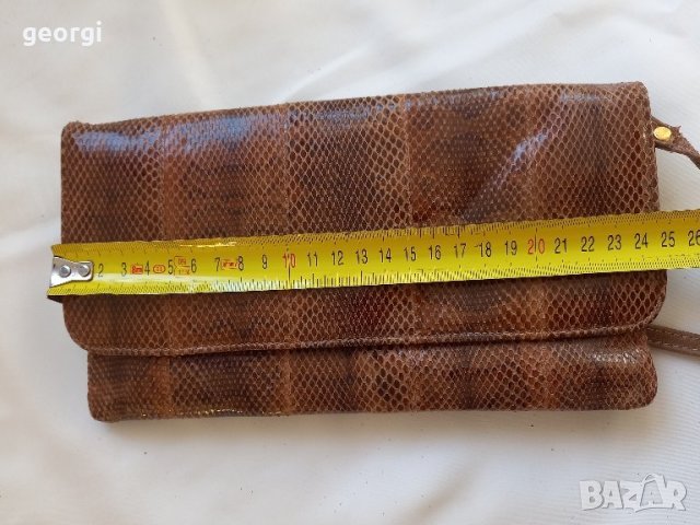 дамска чанта клъч от змийска кожа   17/2, снимка 2 - Чанти - 42873889