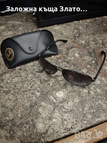 Мъжки очила Ray Ban с калъфче, снимка 8 - Слънчеви и диоптрични очила - 55739273
