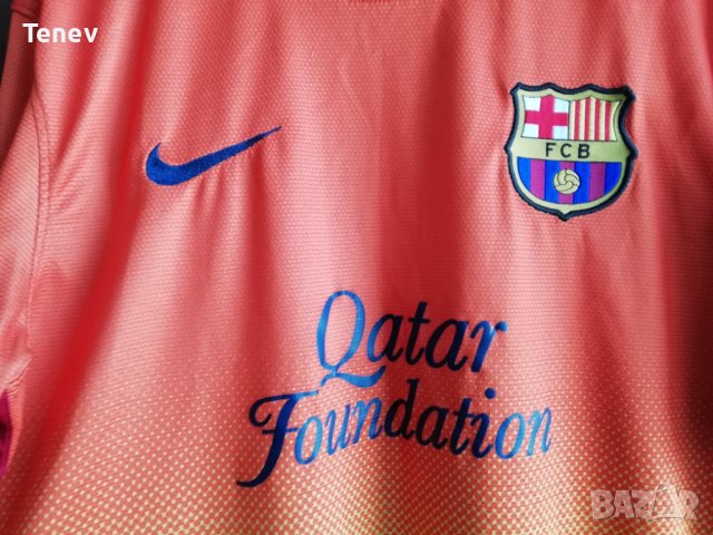 Barcelona Nike оригинална футболна тениска фланелка Барселона M 2012/2013, снимка 3 - Тениски - 38764759
