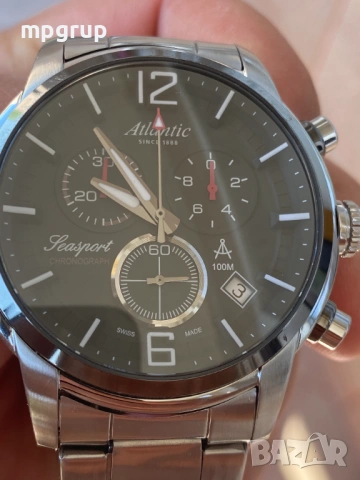 Продавам оригинален Мъжки часовник Atlantic Seasport 87466.42.45, снимка 11 - Мъжки - 53936388
