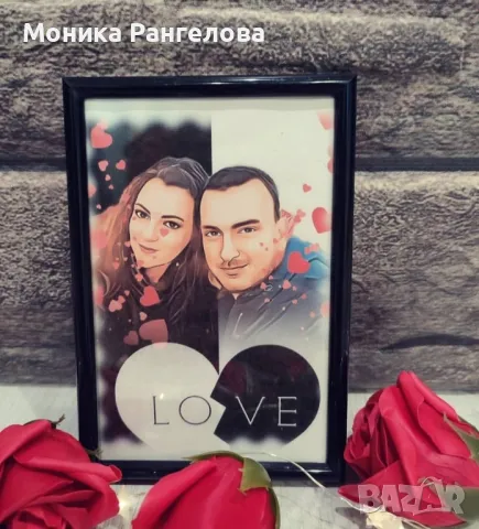 Портрети по Ваша снимка за Свети Валентин , снимка 6 - Картини - 48766600