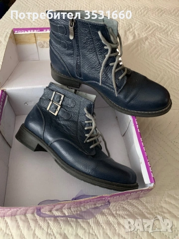 Дамски боти от естествена кожа, снимка 2 - Дамски боти - 53380891