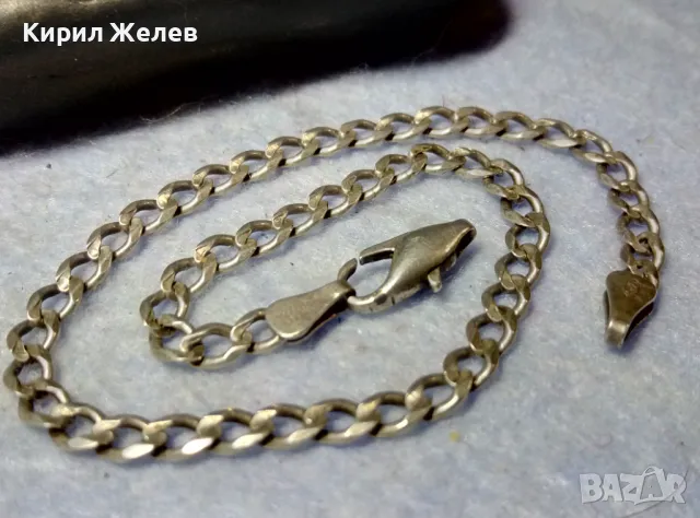 ВИНТИДЖ СРЕБЪРНА ГРИВНА МАРКОВО СРЕБРО 925 ODEMA КЛАСИЧЕСКА ПЛЕТКА с НУЖДА от ХАЛКИЧКА в КРАЯ 49740, снимка 4 - Гривни - 49553259