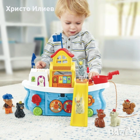Vtech Комплект Лодка с фигури на животни със звук и светлина