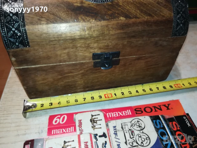 КРАСИВА ДЪРВЕНА КУТИЯ ОТ ГЕРМАНИЯ 1708251906, снимка 8 - Антикварни и старинни предмети - 51395218