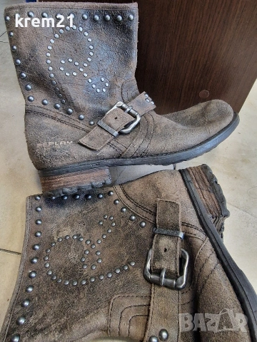 Rreplay дамски каубойски ботушки 41номер, снимка 9 - Дамски ботуши - 53183705