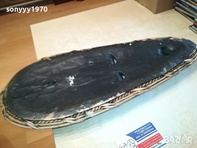 ДЪРВЕНА МАСКА ОТ ГЕРМАНИЯ 52Х22СМ 1702241734, снимка 16 - Антикварни и старинни предмети - 44340284