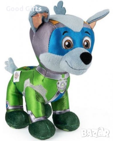 Плюшена играчка Spin Master Paw Patrol Super Paw - Роки, 21 cm