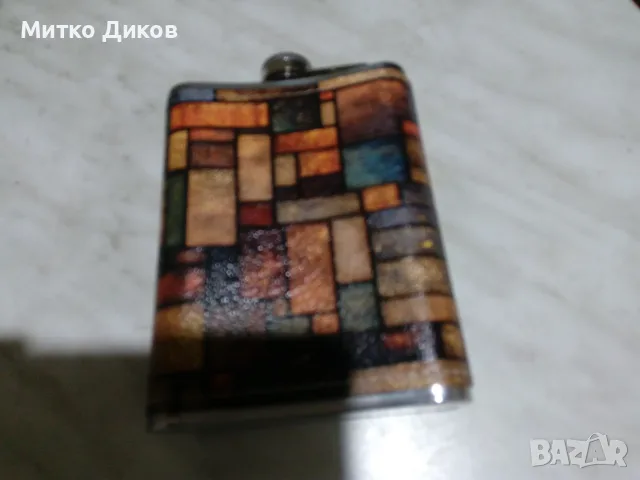 павур флашка кожена облицивка 8 юза-1 юзе 28.8млл, снимка 2 - Екипировка - 55735972